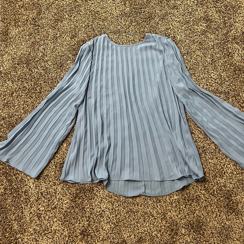 H&M pleated blouse